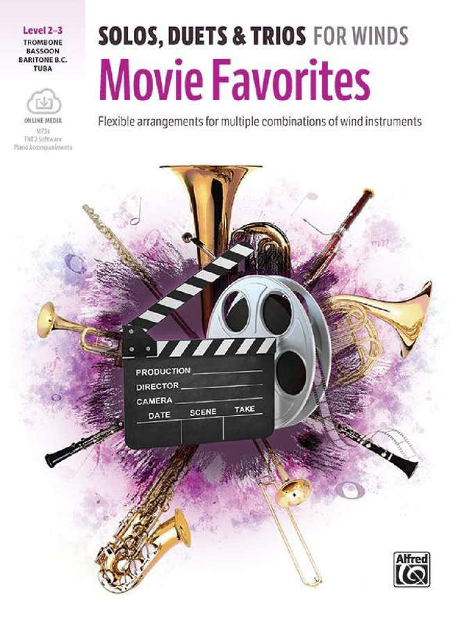 Solos Duets And Trios For Winds: Movie Favorites