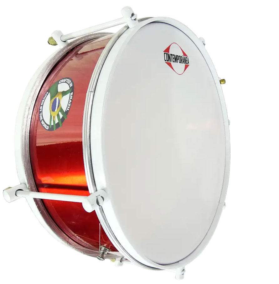Caixa 14" x 15cm - 6 tiranti - cordiera - Light - Rosso - edizione ALEGRIA