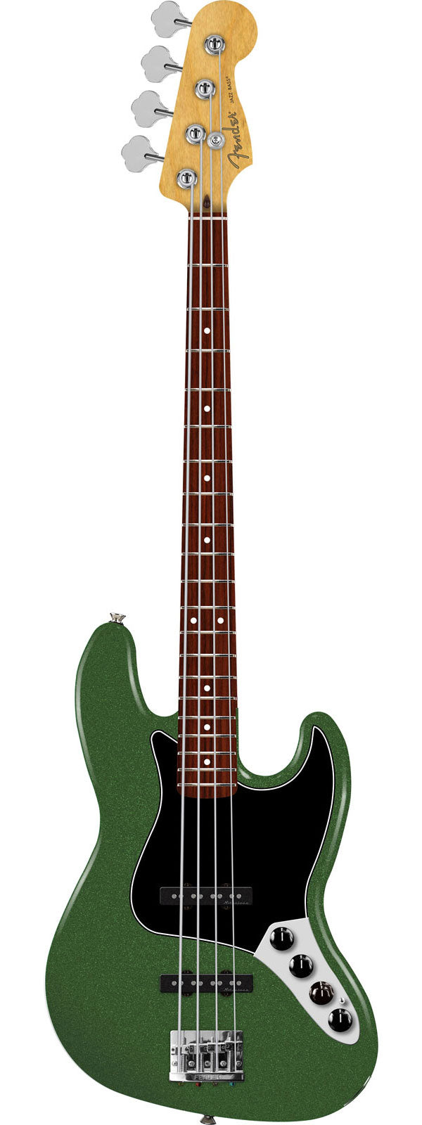 Jazz Bass Active Player II Modified RW Verde raccolto metallizzato