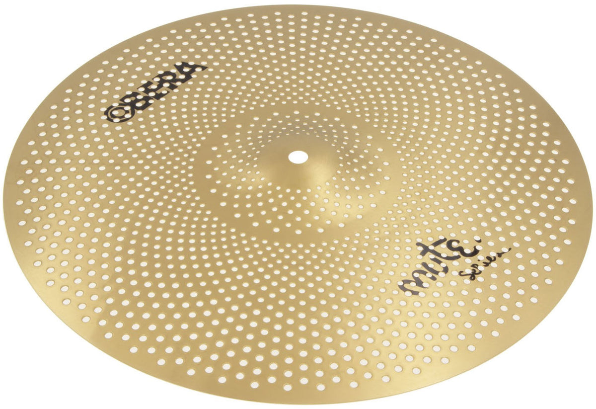 Mute 5x Silent Cymbals Set - 14" 16" 18" 20" 10" - Brass Finish