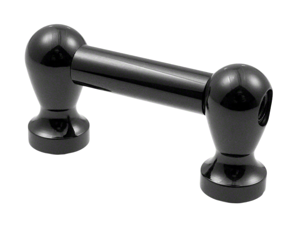 TL1S38B-BK - BLOCCHETTO TUBO GRANCASSA NERO - 38MM - SOLO (X1)