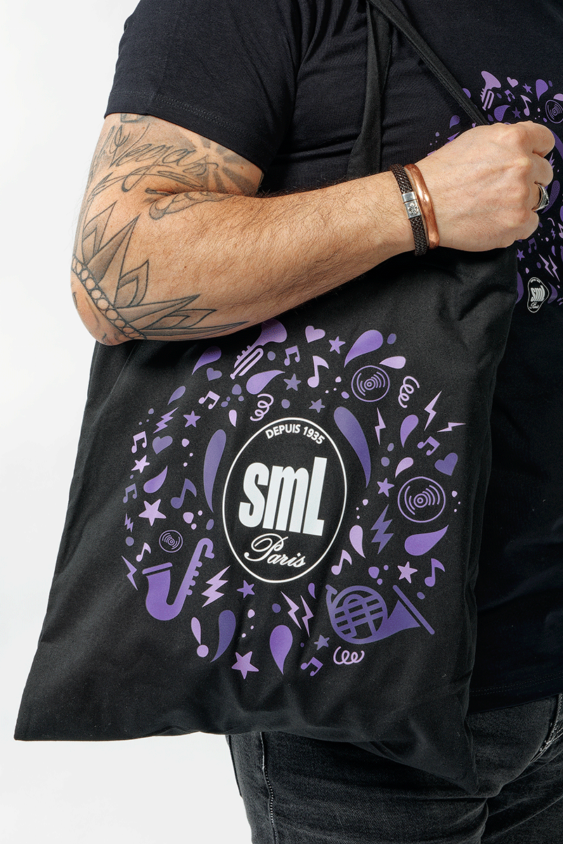 Borsa tote Sml Paris "Série Pop"