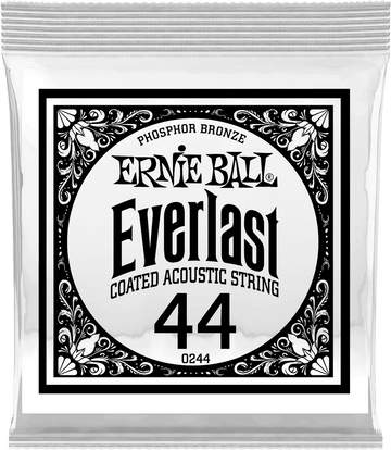 .044 EVERLAST COATED PHOSPHOR BRONZE ACOUSTIC GUITAR STRINGS