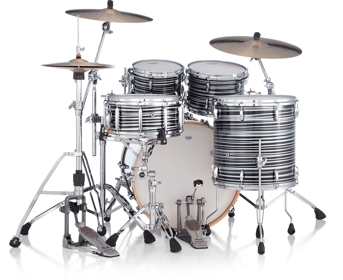 Masters Maple Gum Stage 22 GYROLOCK-l Oyster Swirl Nero
