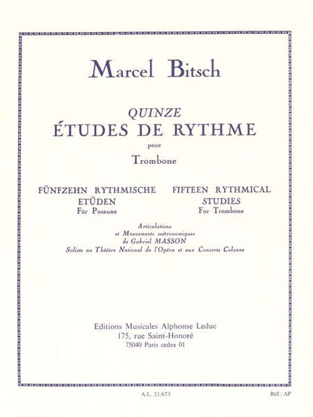 15 Etudes de Rythme