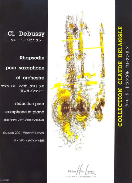 Debussy C. - Rhapsodie - Saxophone Mib Piano