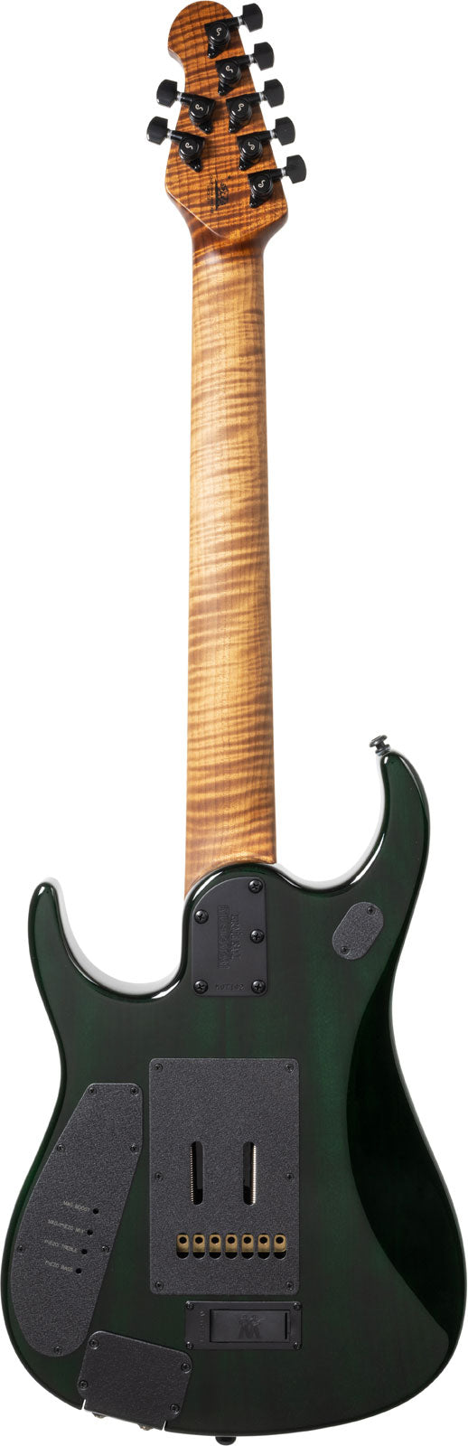 JP15 7 corde - Occhio di Tigre Verde Fiammato