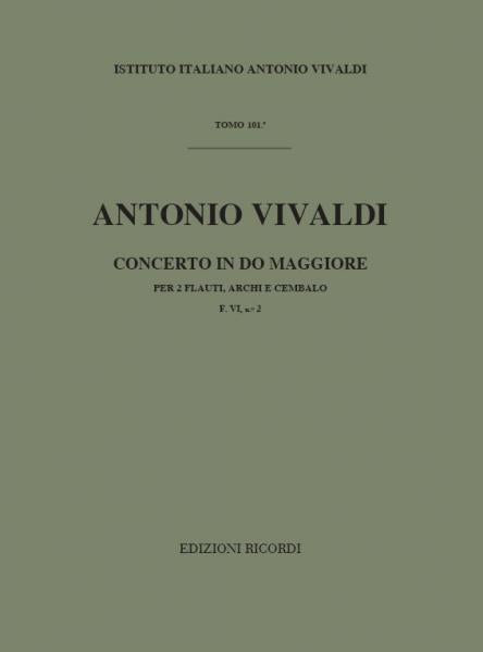 VIVALDI A. - Concerto in Do RV 533 - F.VI/2 - Flauto, archi e basso continuo