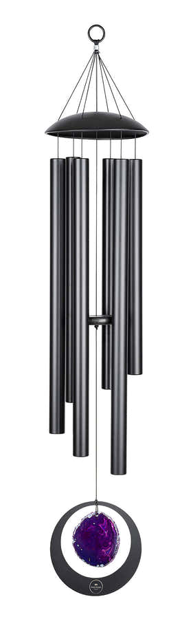 Chimes Sonic Energy Agate 50" Nero 432Hz