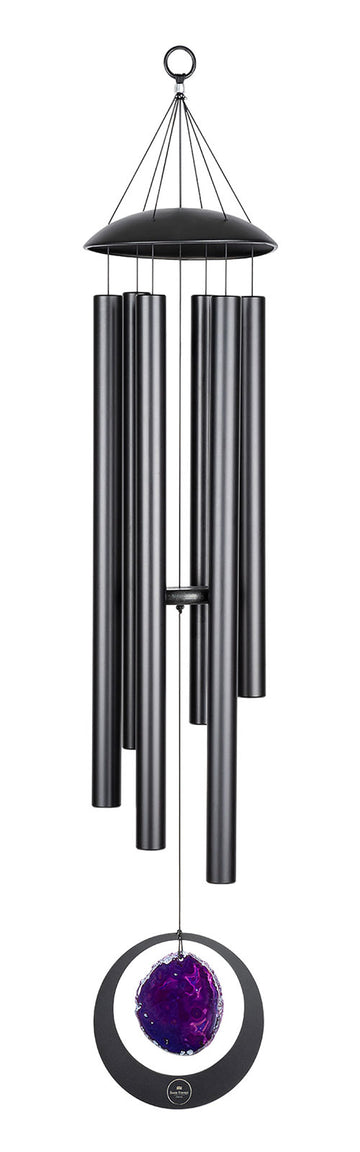 Chimes Sonic Energy Agate 50" Nero 432Hz