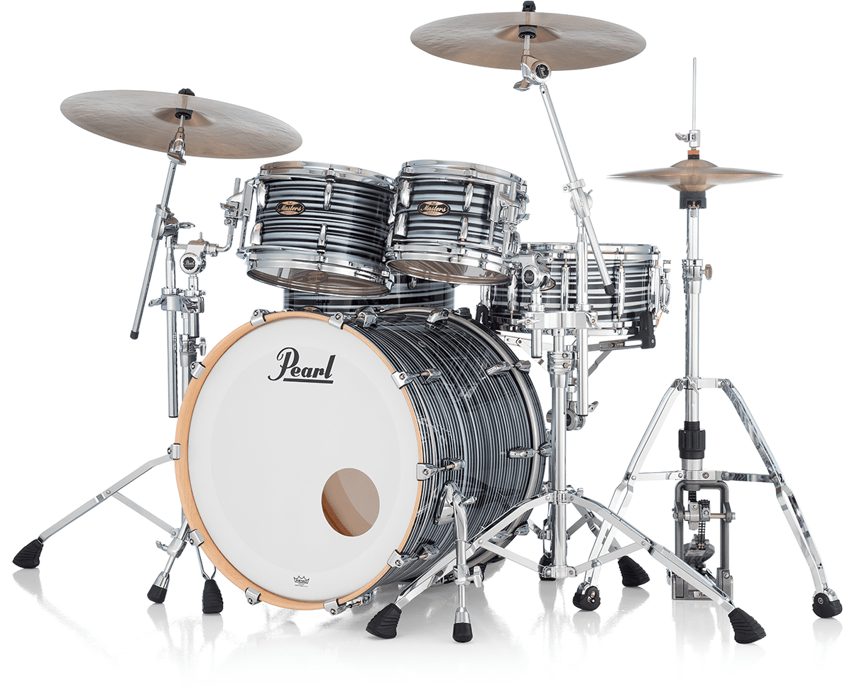 Masters Maple Gum Stage 22 GYROLOCK-l Oyster Swirl Nero
