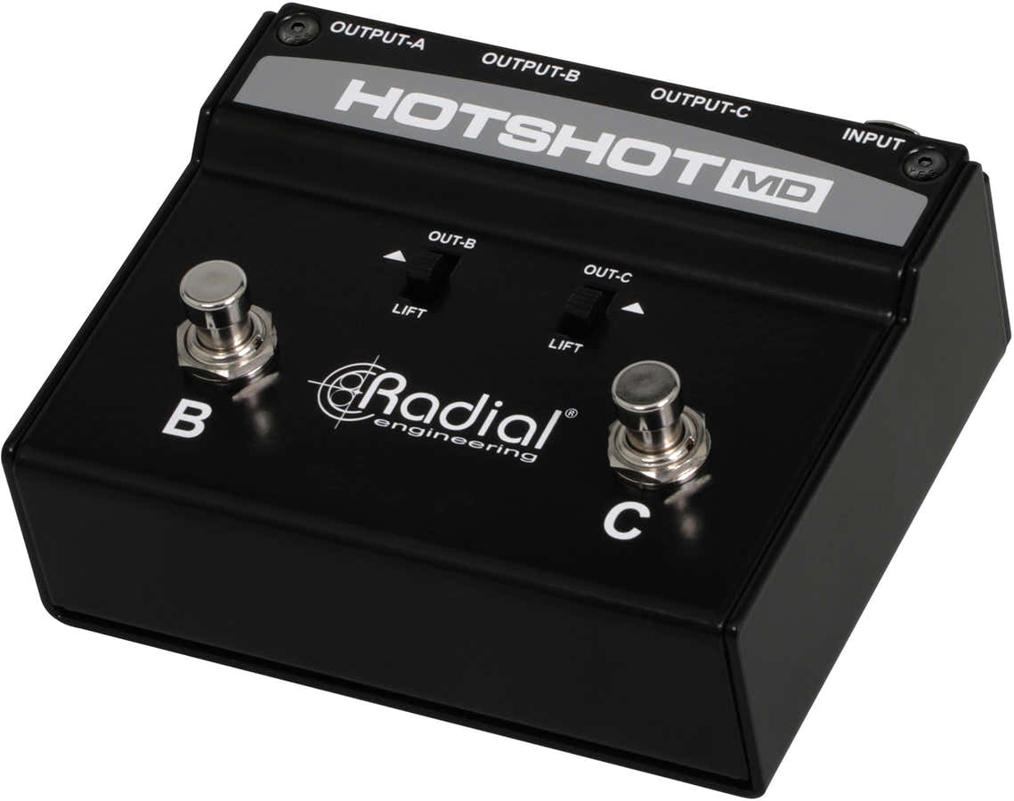 HOTSHOT-MD Commutatore microfonico con 3 uscite
