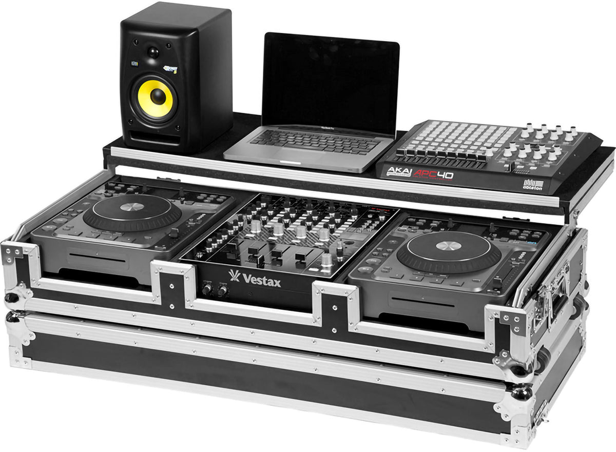 Flight Console DJ CDJ-2000NXS2 / DJM-900 LTS Argento