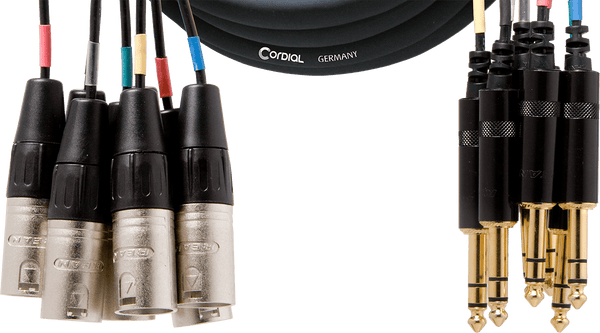 Multipolare 8 XLR Maschio/8 Jack Stereo 5 M