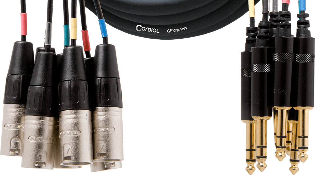 Multipolare 8 XLR Maschio/8 Jack Stereo 5 M