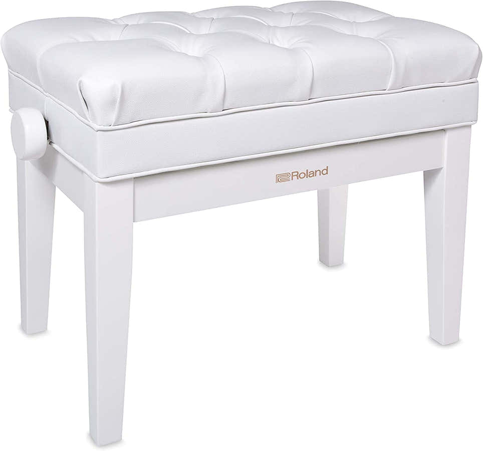 Panca per tastiera RPB-500 Bianco lucido