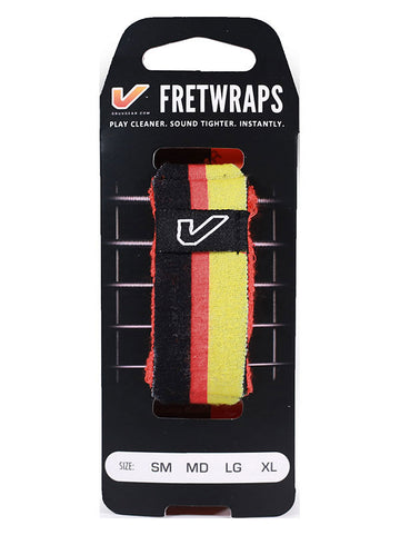 FretWraps Bandiere del mondo Nero-Rosso-Giallo - Grande