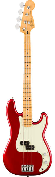 Fender Precision Bass 75 Anni Player II, MN Rosso mela caramellata