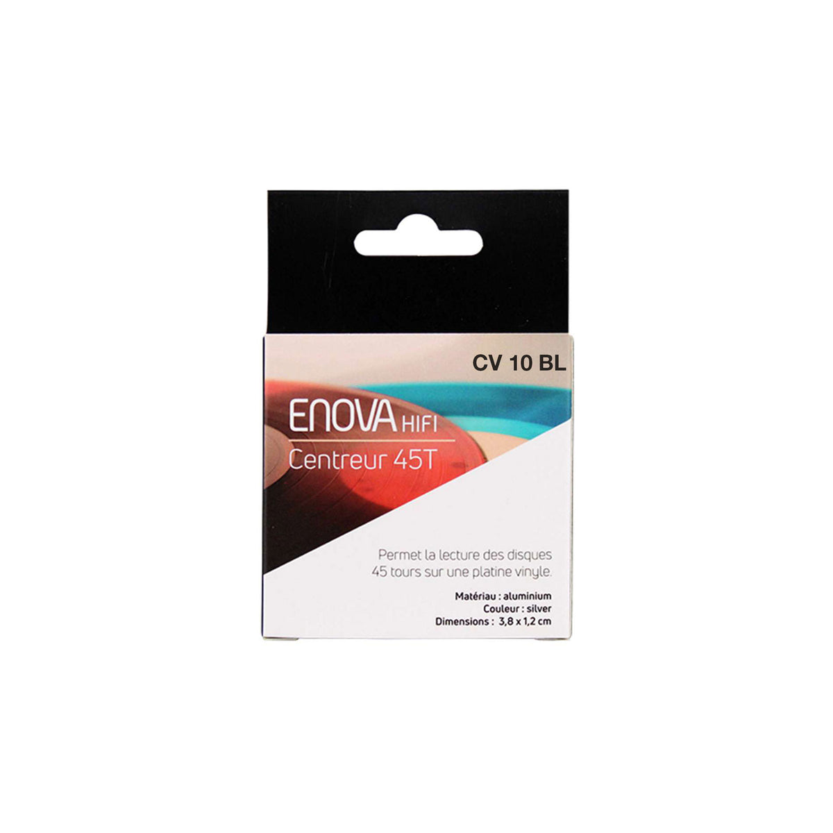 Adattatore di centraggio 45T - CV 10 BL