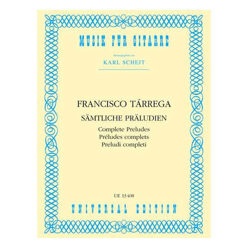 TARREGA FRANCISCO - PRELUDI COMPLETI - CHITARRA