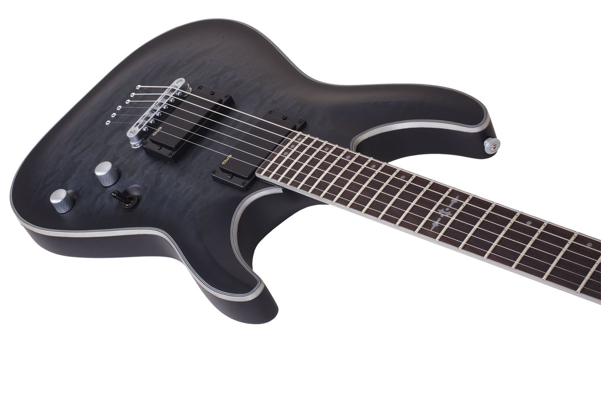 C-1 Platinum See Thru Black Satin