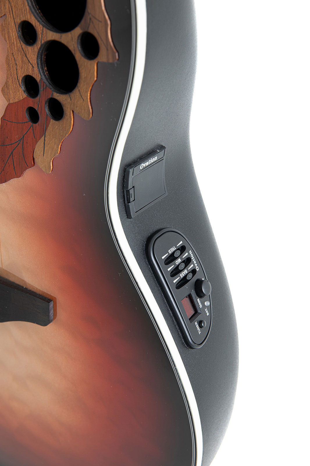 Chitarre Elettroacustiche Celebrity Elite Plus Mid Cutaway Lefthand Ruby Burst