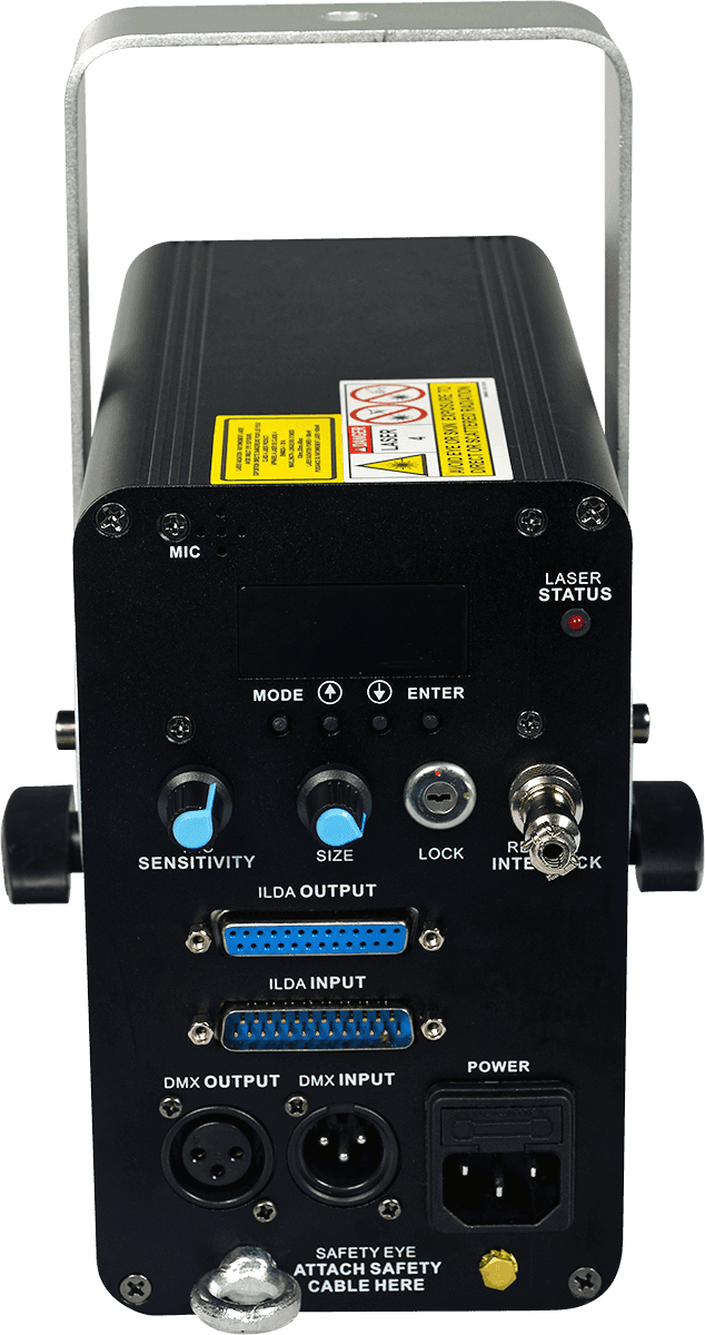SPECTRUM 1500 RGB - LASER POLICROMO VERDE ROSSO BLU