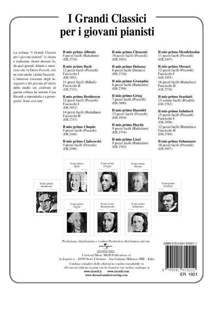 Rochner Oscar - Avviamento Pour L'etude Du Piano Vol.1