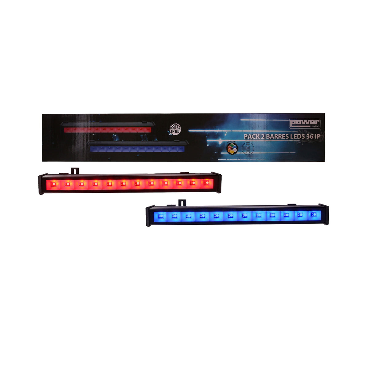 Confezione 2 Barre LED 36 IP