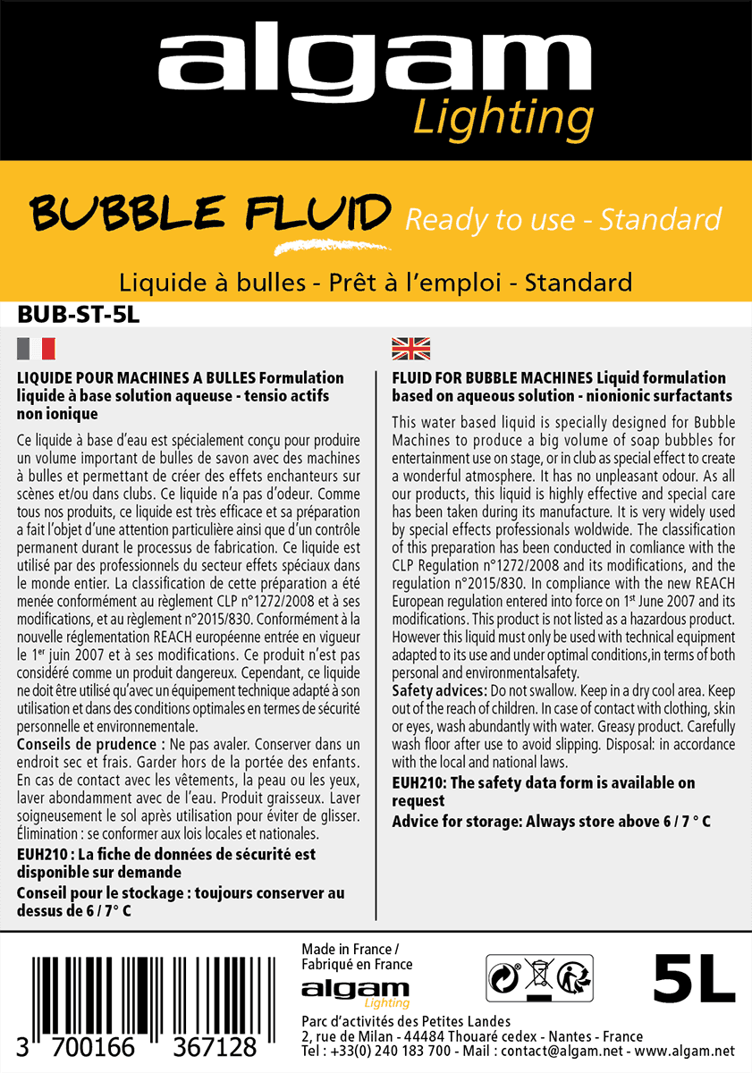 Liquido per bolle 5L