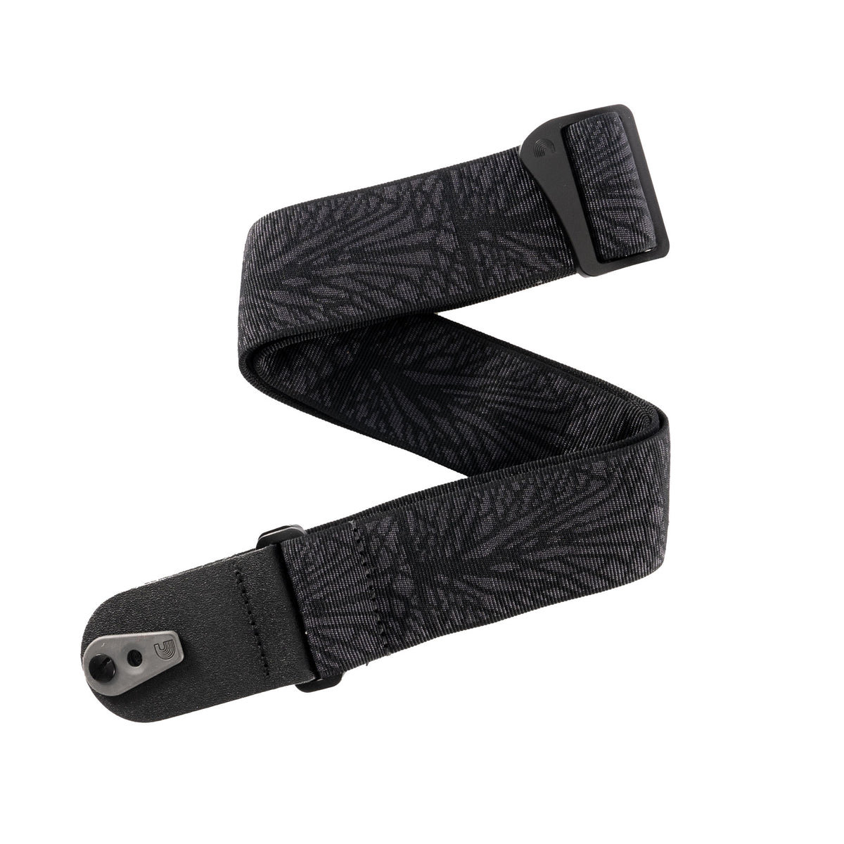 Pad Lock Tracolla intrecciata per chitarra Lightning Black Tubular