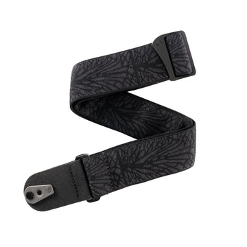 Pad Lock Tracolla intrecciata per chitarra Lightning Black Tubular