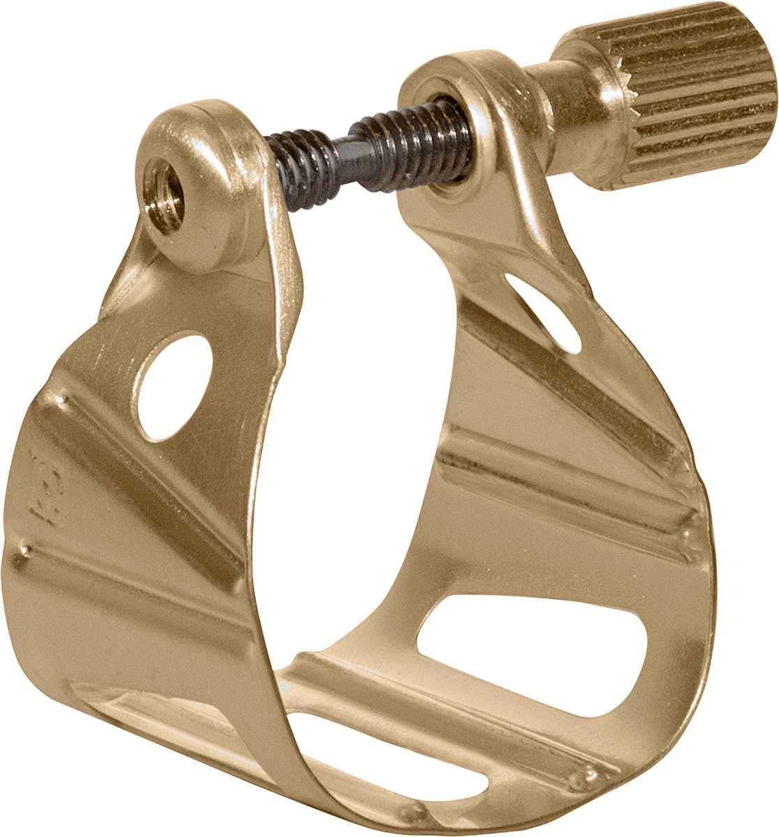 Legatura per Sax Alto/Tenore Metallo Jazz Verniciata Oro