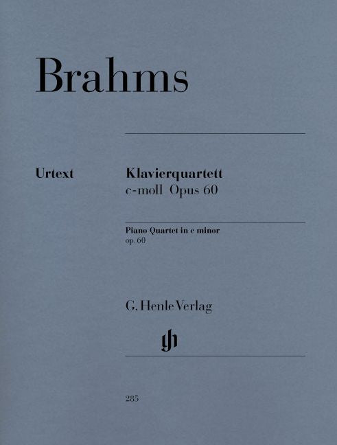 Brahms J. - Quartetto con pianoforte in Do minore Op. 60
