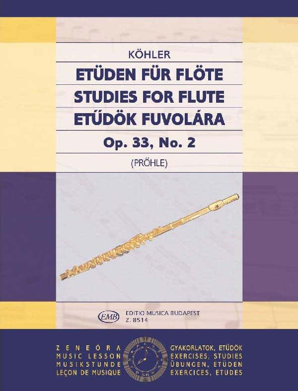 Kohler – Studi per flauto Vol. 2 Op 33 N. 2 – Flauto