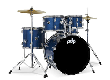 SET COMPLETO BATTERIA CENTERSTAGE BLUE SPARKLE PDCE2015KTRB