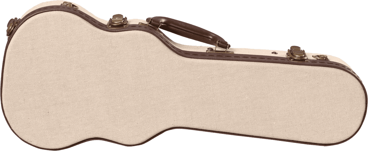 Custodia per Ukulele Soprano Beige in Legno Deluxe - GW