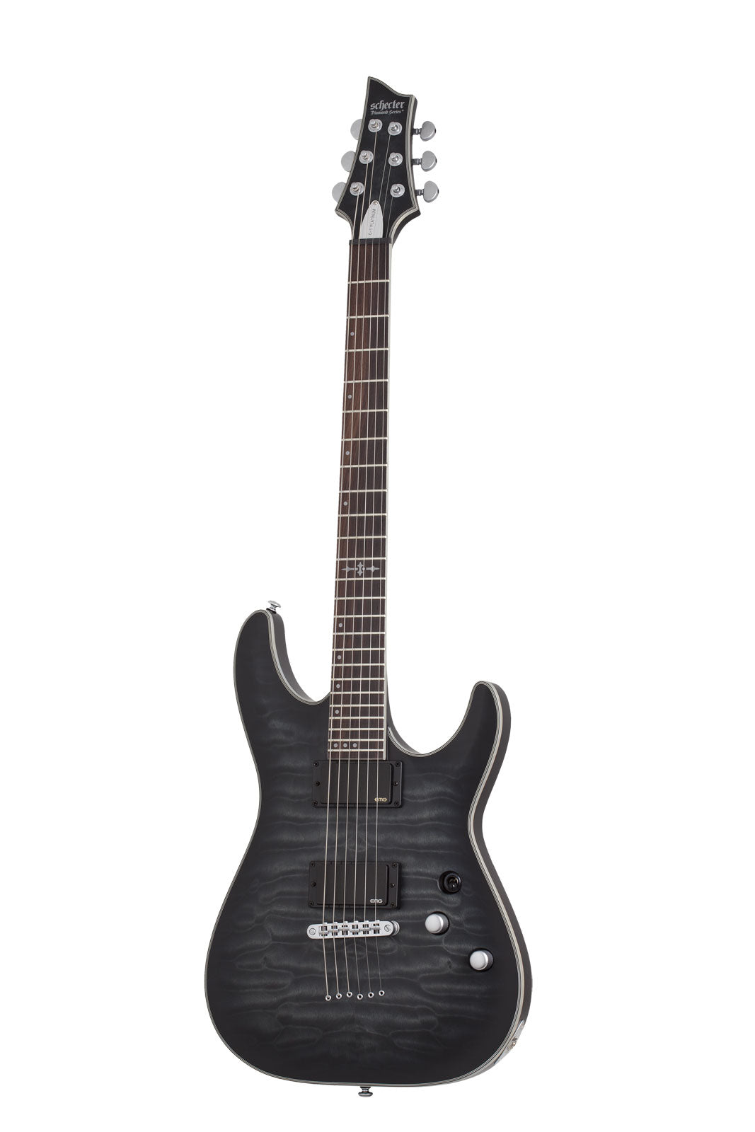 C-1 Platinum Nero trasparente satinato