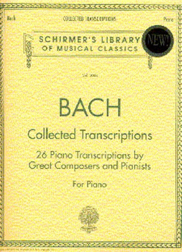 J.S. Bach Trascrizioni raccolte - Pianoforte solo