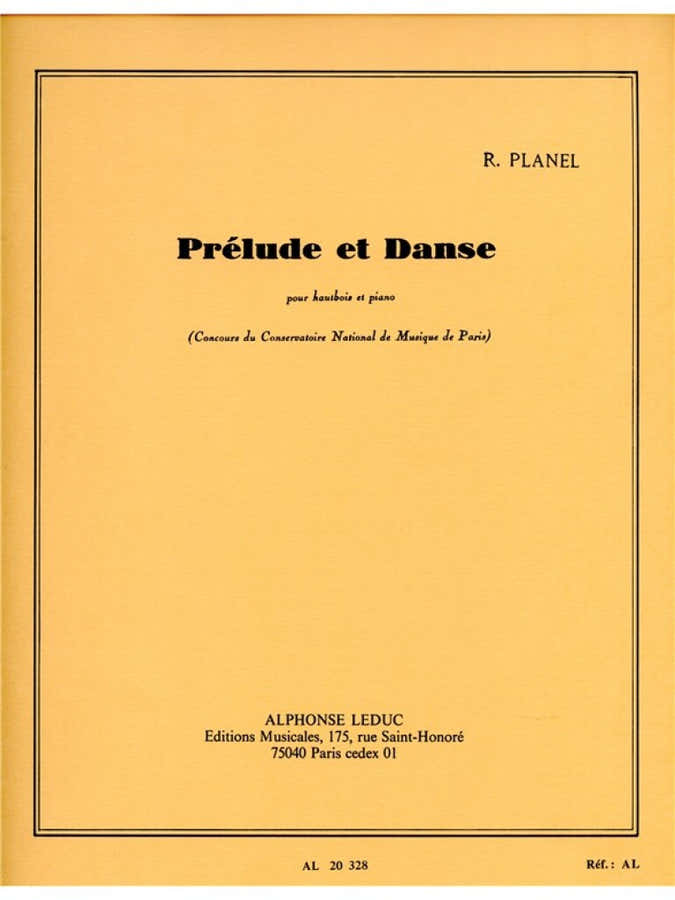 Planel Robert - Preludio e danza - Oboe & Pianoforte