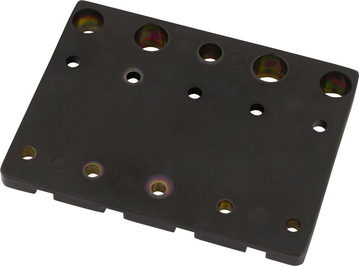 Fender Gruppo ponte per basso a 4 corde HiMass con sellette in zinco Nero