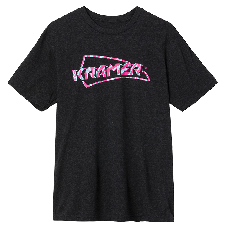"M" T-shirt Kramer Tiger Stripe Nero mélange
