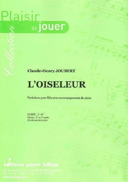 Joubert CLAUDE-henry - L'oiseleur - Flute et Piano