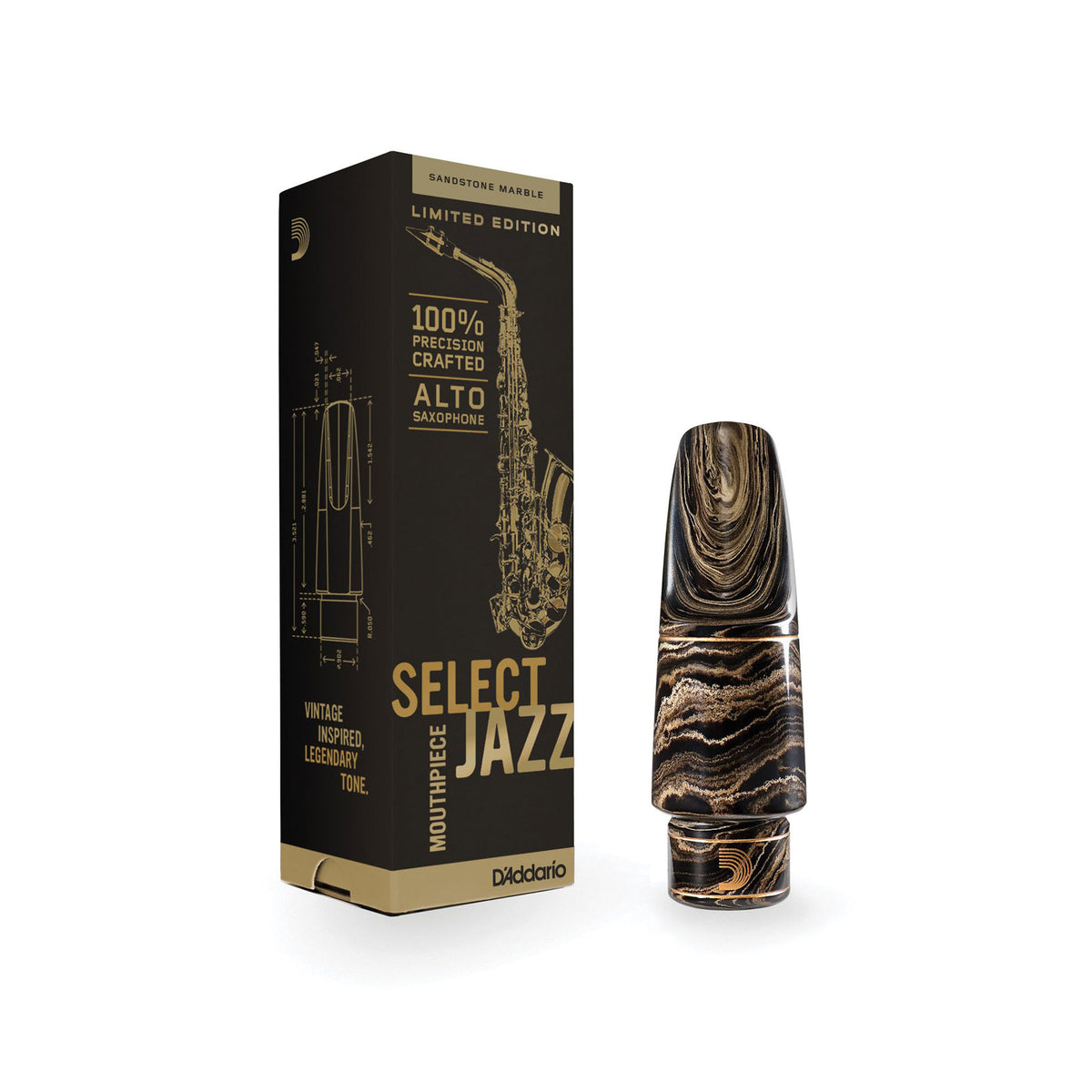 MJS-D6M-MB - BOCCHINO SASSOFONO ALTO JAZZ MARBLE D6M