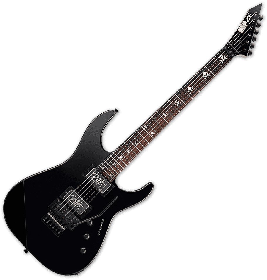 Signature Kirk Hammett KH-2 Neck Thru Nero