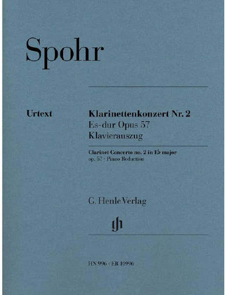 Spohr - Clarinette Concerto No. 2 Op. 57 - Clarinette et Piano
