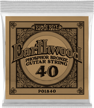 .040 EARTHWOOD PHOSPHOR BRONZE ACOUSTIC GUITAR STRINGS