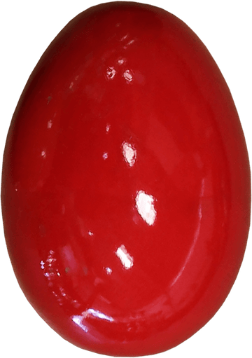 WOODEN EGG SHAKERS IN RED