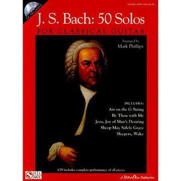 J.S. Bach 50 assoli per chitarra classica + MP3 - Chitarra