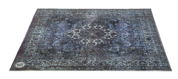 VPCLB-BLU Tappeto Vintage Persian Club Series 1.63 X 1.42M Antiscivolo Blu